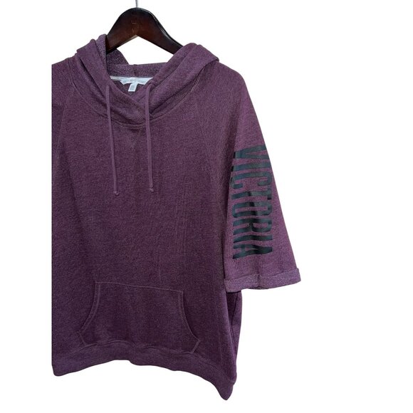 Victorias Secret Angels 2015 Maroon Hooded Sweatshirt Medium Soft & Cozy - Picture 4 of 8